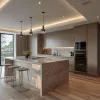 Factory Custom Design Wall Island Plywood Carcass Kitchen Furniture Cupboards Kitchen Cabinet for Villa Developers