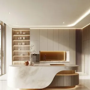 Factory Custom Modern Eco-Friendly Sink Base Cabinets Full Set Ready Assemble White Oak Lacquer Wooden Kitchen for Dining