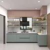 Factory Direct Custom Particle Board Kitchen Cabinets for Villa Apartment Hotel Developer Projects