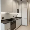 Factory Wholesale Custom PET Particle Board Kitchen Cabinet Set for Project Use