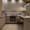 Factory Wholesale Modern PET Kitchen Cabinets for Developer Contractor Bulk Projects