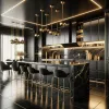 High End Townhouse Project Lacquer Glossy Finish Modular Kitchen Cabinet Set Premium Custom Built Luxury Modern Kitchen Cabinet