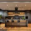 Italian Design Modern Glass Aluminium Pull Organizer Eco-Friendly PVC Lacquer Kitchen Cabinets Dining Faucet Drawer Basket Home
