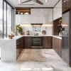 Modern Home Furniture Stainless Steel Glass Granite Waterproof Eco-Friendly Kitchen Cabinets Lacquer Finish Modular Units Faucet