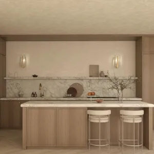 Modern Melamine Custom Furniture Prefabricated Kitchen Cabinet Design MDF White Glass Faucet Eco-Friendly Fireproof