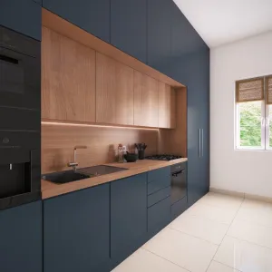 Modern Modular Fireproof Resin Kitchen Cabinet Islands Organizer Glass Waterproof PVC Sheet Minimalist Style Hanging Mall