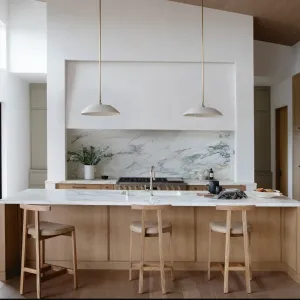 Modern Particleboard Kitchen Island Storage Cabinets Stainless Steel Countertop Marble Design Melamine Board Kitchen Cabinet