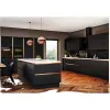 Modern Villa Kitchen Island Cabinet PET Finish Particleboard Kitchen Cabinet for Contractors
