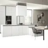 One-stop Cabinet Solution for Real Estate Developer Particleboard Matt White Modern Kitchen Cupboard Full Set Kitchen Cabinets