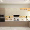 PET Finish Modular Kitchen Cabinets for Apartment Bulk Orders and Whole House Projects
