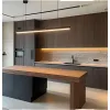 Villa Project Kitchen Cabinet Island Design Modern PET Melamine Kitchen Display Cabinet Kitchen Furniture Set for Developer