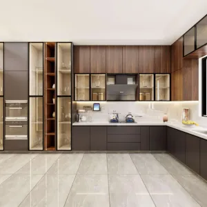 Villa Project Kitchen Cabinet Melamine OSB Carcass for Builders and Fit Out Contractors