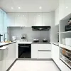 Wholesale Custom Modern Small PET Kitchen Particleboard Apartment Kitchen Cabinet Htoel All-in-One Compact Kitchen Kitchenette