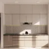 Wholesale Custom PET Kitchen Cabinets for Apartment Villa Hotel Developer Contractor Projects