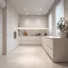 Wholesale Custom PET Particle Board Kitchen Cabinets for Apartment Hotel Whole House Project Manufacturer