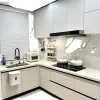 Wholesale Modern Style Kitchenette for Apartment Small Wooden Kitchen Cabinets with Melamine Board All-in-One Kitchen Unit