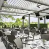 Adjustable Slats Motorized Waterproof Bioclimatic Aluminum Outdoor Pergola Made in China