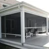 Customized Outdoor Fabric Wind Resistant Roller Blinds and Outdoor Windproof Roller Blinds