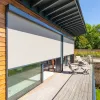 Smart Zip Curtains Windproof and Waterproof Ziptrack Blinds Outdoor Blackout Roller Blinds