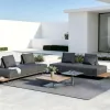 High-End Waterproof Outdoor Aluminum Garden Patio Set Factory wholesale Sectional Corner Sofa for Courtyards Garden Sofa Sets