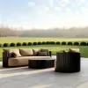 Modern Aluminum Lounge Set Garden Armchair Patio Outdoor Furniture Set Terrace Balcony Backyard Corner Sofas Seating Group
