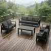 Modern Luxury Outdoor Sofa Set New Style Garden Furniture for Patio for Garden Courtyard Hotel Living Room or Entry