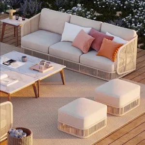 Outdoor Furniture Sofa Set Leisure Waterproof and Sunproof Courtyard Aluminum Alloy Outdoor Furniture