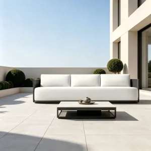 ustomizable Modern Sofa Outdoor Furniture Luxury Sofa Set Furniture Aluminum Frame Garden Sofas for Living Room with Cushion
