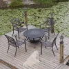 Aluminum Outdoor Furniture BBQ Dining Chair and Table
