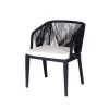 Aluminum Rope Chair Outdoor Garden Furniture Outdoor Rope Chair Factory