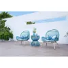 Bistro Rope Weaving Aluminium Frame Luxury Style Modern Outdoor Furniture Garden Lounge Sofa Sets