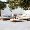 Brighthome Factory Price Aluminium Garden Sets Rope Weaving Outdoor Furniture Sofa