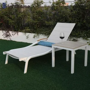 Brighthome Modern Sun Loungers Aluminum Frame Pool Chair for Outdoor Garden Soft Patio Furniture for Hotels Hospitals Villas