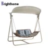 Brighthome 2 Seater Outdoor Furniture TPU Rope Metal Hanging Swing Chair with Cushions Pillow