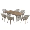 Chinese Outdoor Chair and Table WithHPL Top Garden Furniture