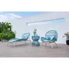 Courtyard Rope Weaving Aluminium Frame Modern Design Garden Furniture Luxury Outdoor Patio Sofa Set