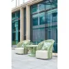 Courtyard Waterproof Rope Weaving Aluminium Frame Modern Design Luxury Outdoor Sofa Set