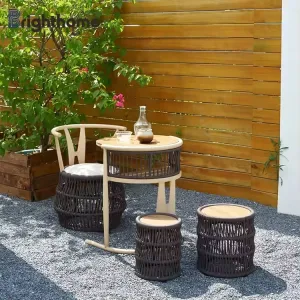 Custom Modern High End Garden Furniture Patio Outdoor Waterproof Furniture Table and Chair