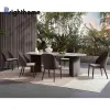 Custom Waterproof Aluminum Balcony Patio TPU Rope Outdoor Furniture Set