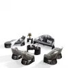Direct Sale Modern Design Aluminium Frame Rope Hand Patio Furniture Set Outdoor Sofa