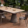 Factory Price Aluminum Garden Restaurant Furniture Outdoor Patio Dining Table Chair Set