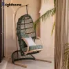 Factory Price Rope Outdoor Furniture Aluminum Patio Garden Swing Hanging Chair