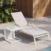 Factory Wholesale Garden Furniture Metal Pool Beach Leisure Chair Laybed Waterproof Outdoor Sun Loungers