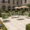Factory Wholesale Leisure Rope Aluminum Patio Set Metal Outdoor Sofa Set Garden Dining Furniture