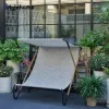 Foldable Waterproof Garden Pool Beach Chair Outdoor Chaise Sun Loungers