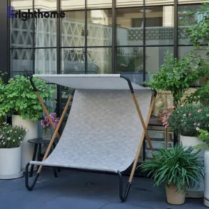 Foldable Waterproof Garden Pool Beach Chair Outdoor Chaise Sun Loungers