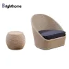 Aluminium Garden Patio Furniture TPU Rope Outdoor Sofa