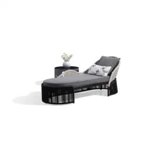 Aluminium Handcraft Leisure Beach Chaise Sun Lounger Sofa Outdoor Garden Furniture Daybeds Rattan Bed