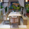 Luxury Aluminum Hotel Courtyard Garden Table Chair Patio Outdoor Furniture Dining Set