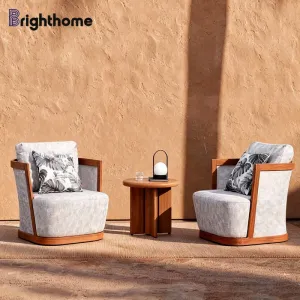 Luxury Waterproof Outdoor Furniture Hotel Courtyard Patio Garden Aluminum Sofa Set